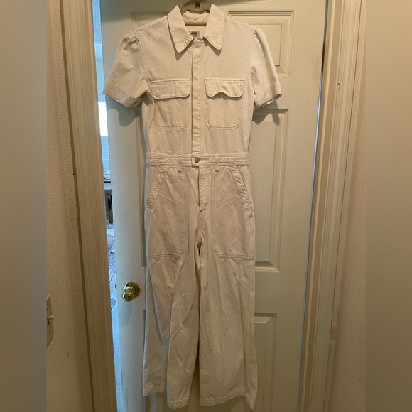 Citizens of Humanity Miki Jumpsuit- off white bone color- size 6 - Picture 2 of 4